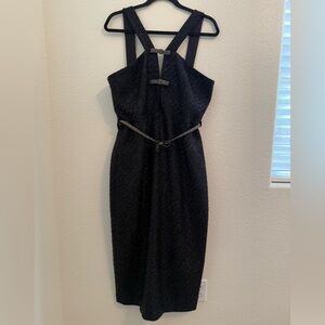 Self-Portrait Elegant Black Sleeveless Dress